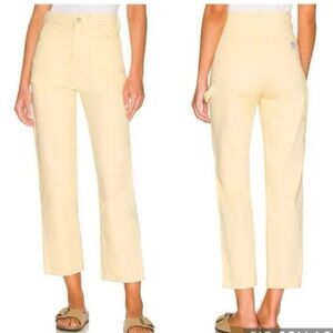 New Denimist Chapel Carpenter Pant Maize Yellow Cotton Sz 29